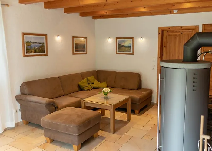 Villa Schwedenhaus Rhoen Mit Sauna Und Schwimmteich Hilders